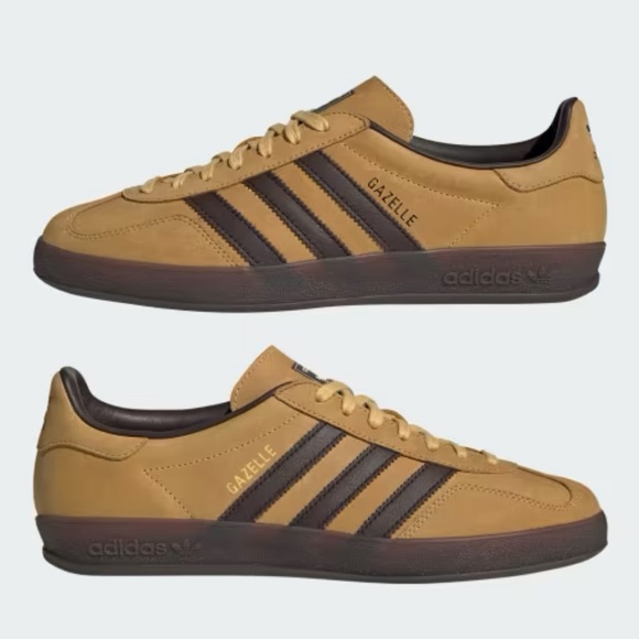 💼 ADIDAS GAZELLE INDOOR OAT DARK BROWN 💼